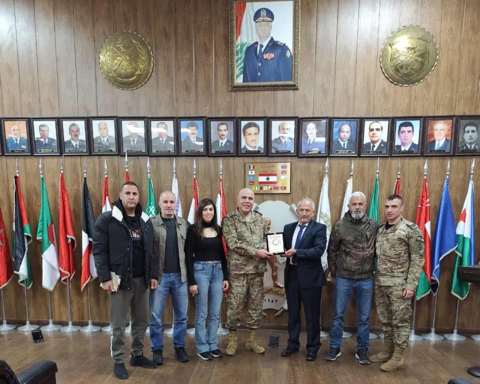 President of the Lebanese Modern Pentathlon Federation Visits the Commander of the Military Sports&nbsp;Institute